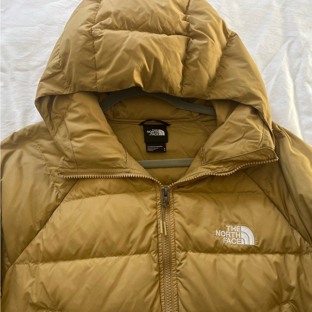 The North Face Hydrenalite Yellow Hooded Puffer Jacket
